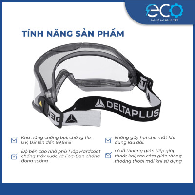 [COMBO] Mặt nạ Koken G7 Nhật Bản phòng khí độc, phun thuốc & Kính chống văng bắn, chống đọng hơi sương Delta Plus Pháp