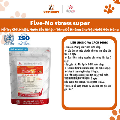 Five-No stress super Siêu giải nhiệt, khỏi lo sốc nhiệt.