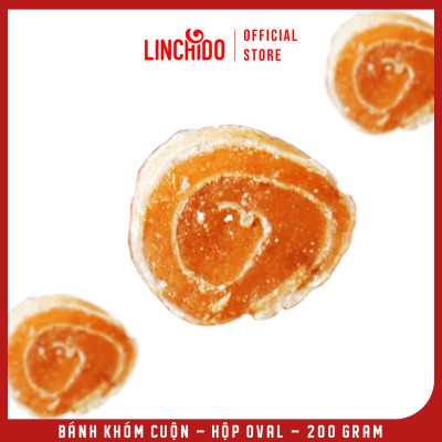 Bánh Khóm Cuộn - Đặc Sản Đồng Tháp - Túi Zip 80 Gram