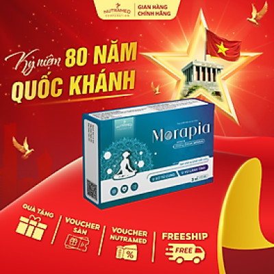 Viên uống Morapia hỗ trợ hạn chế sự phát triển của u xơ (Hộp 30 viên) - Nutramed