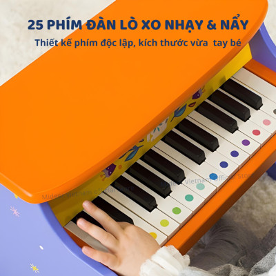 Đàn Piano Cho Bé Mideer Piano, Đồ Chơi âm nhạc cao cấp Cho Trẻ Em Từ 1,2,3,4,5,6,7 Tuổi
