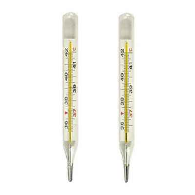 Bộ 2 Nhiệt Kế Thủy Ngân Gia Đình