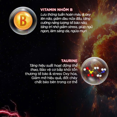 DMAXX thức uống bổ sung vitamin năng lượng không đường DAMODE 46 gói màu đỏ mỗi gói 2,2gr