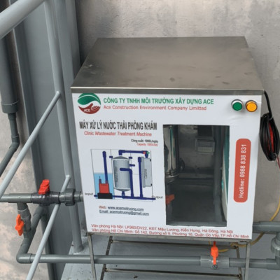 (Hàng chính hãng) Máy lọc nước thải Litero ACE1000I xử lý nước thải Phòng khám tim mạch công nghệ oxy hoá bậc cao kết hợp lọc nano và than hoạt tính 1 bộ