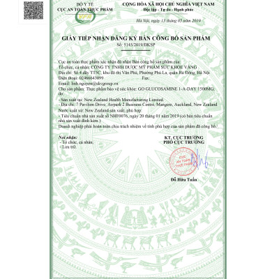 Bộ sản phẩm chăm sóc xương khớp: Viên xương khớp GO GLUCOSAMINE 1-A-DAY ; Canxi hữu cơ New Zealand Nutri Seaweed Calcium