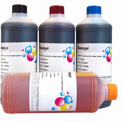 HCM- Free ship-Set 4 màu CMYK Mực nước Epson Dx5 I3200 loại 1 lít - Tiết kiệm chi phí, hàng nhập khẩu.