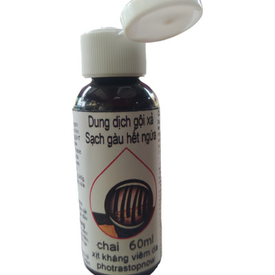 xịt kháng viêm da photrastopnow 60ml không bọt sạch gàu,nấm