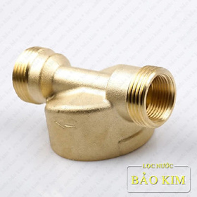 Bộ lọc nước thô đầu nguồn xử lý nước sinh hoạt ren đồng 27(3/4’’) , 34 (1’’) | lõi sợi Inox | công suất 3.5m3/h (Hàng chính hãng)