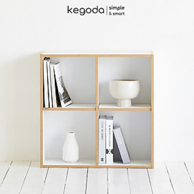 Tủ Sách 2 Tầng 4 Ngăn, Có Hậu Thiết Kế Đợt Di Động Dễ Dàng Điều Chỉnh Thương Hiệu KEGODA KGD35