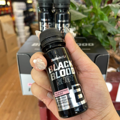 Bổ Sung Năng Lượng Pre-Workout BiotechUSA Black Blood - Dạng Chai Shot Tiện Lợi