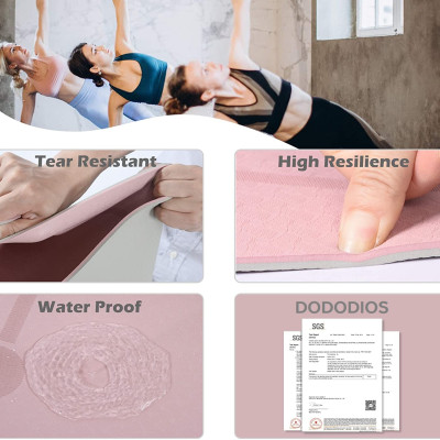 [LOẠI TỐT - HÀNG CAO CẤP] Thảm Tập Yoga 8mm, Tập Gym dộ dày 5-8mm 2 Lớp không mùi chống trơn trượt - Chính hãng dododios