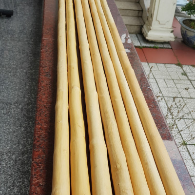 Gậy Wushu Có Da - Gỗ Bạch Lạp - Dành cho Trẻ Em ( Gậy Đầu To Đầu Nhỏ)