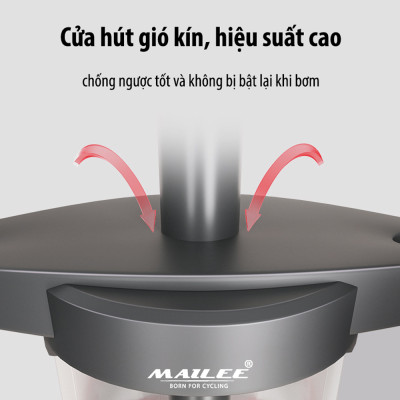 Bơm Tay Xe Đạp XunTing XT-P32 với tay cầm chống trượt, đầu bơm đa van 160PSI, Đa Dụng cho Xe Đạp, Xe máy, Xe Ô Tô, thân kim loại, lõi bơm nhôm, kín chống ngược khí - Mai Lee