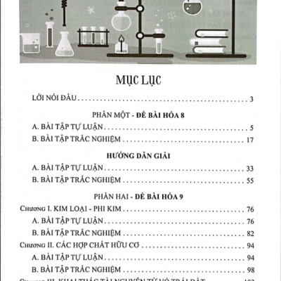 Sách - 500 Bài Tập Hóa Học Trung Học Cơ Sở (Dùng Cho Các Bộ SGK Hiện Hành)