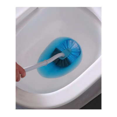 Chổi cọ bồn cầu cọ rửa toilet thông minh thiết kế mới làm sạch hiệu quả giá rẻ (tặng móc treo dán tường)