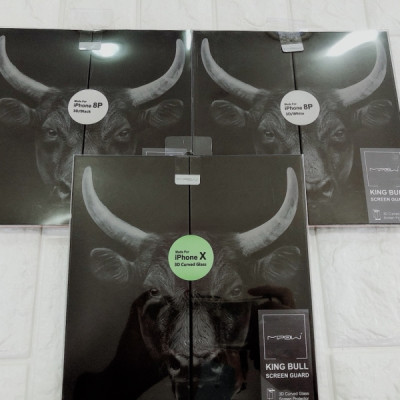 Miếng dán kính cường lực Mipow KingBull cho iPhone XS MAX (Vát kim cương, mỏng 0.23mm, chống nổ, bảo vệ mặt) - Hàng chính hãng