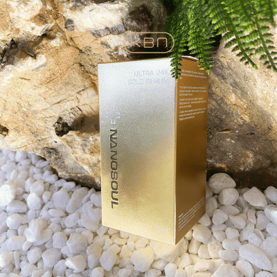 Tinh Chất Vàng 24k Hàn Quốc - Ultra 24k Gold Serum Nanosoul - Chống Lão Hóa, Xóa Nhăn - 105ml (Hàng Chính Hãng)