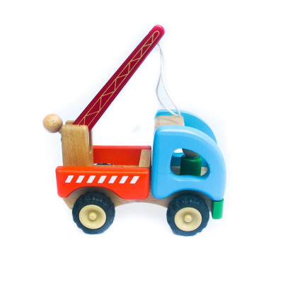 Đồ chơi gỗ Xe cần cẩu | Winwintoys 64292 | Phát triển trí tưởng tượng và vận động | Đạt tiêu chuẩn CE và TCVN