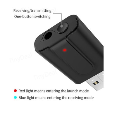 SOAIY Thiết Bị Thu Phát Nhạc Không Dây Bluetooth 5.0 BT-T10 - Hàng Nhập Khẩu