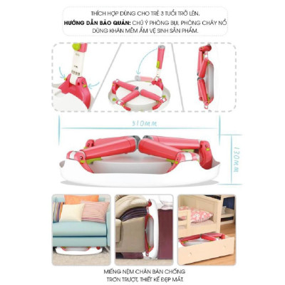 Bộ bàn ghế lắp ghép đồ chơi smoneo đa năng Toys house  1119-SM-001-88005 tặtng quà dễ thương