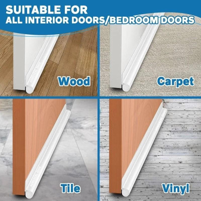 Mút Xốp vỏ da PU chặn mất nhiệt điều hòa dán chân cửa cách âm chống ồn ngăn côn trùng dài 93cm