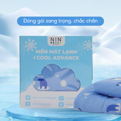 [CHĂN HÈ MÁT LẠNH] Mền lạnh I Cool Advance NIN House NM8027 1m6x2m1 | Chăn chần bông Ice Silk lạnh như tencel