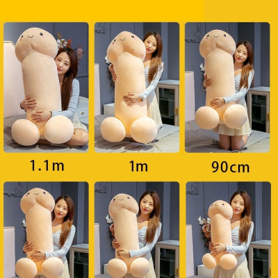 Thú nhồi bông ciu ciu siêu đáng yêu - Quà tặng gấu bông ciu ciu - Size từ 70cm đến 100cm - Gối ôm ciu ciu kem nâu