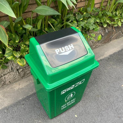 THÙNG RÁC NHỰA NẮP LẬT 20 LÍT KENZIO