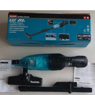 MÁY HÚT BỤI DÙNG PIN (HEPA/BL)(18V) 750 ML MAKITA DCL280FZB (KHÔNG KÈM PIN VÀ ĐẾ SẠC) - HÀNG CHÍNH HÃNG