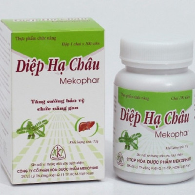 Diệp Hạ Châu Mekophar - Chai 100 viên - Bảo vệ gan - Tăng cường chức năng gan - Hổ trợ miễn dịch