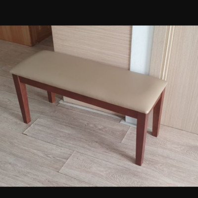 Ghế dài gỗ nệm Tundo đa công dụng ngồi chờ, ban công, sân vườn nhiều kích thước lựa chọn 