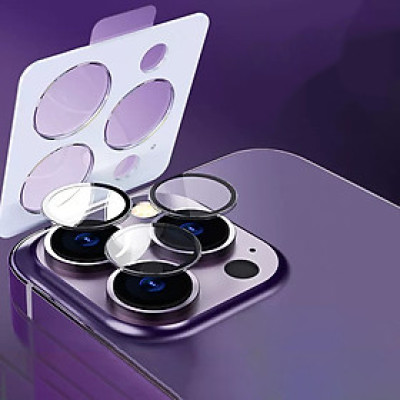 Miếng Dán Kính Cường Lực Camera chống trầy xước cho iPhone 14 / 14 Plus / 14 Pro / iPhone 14 Pro Max - Hàng chính Hãng