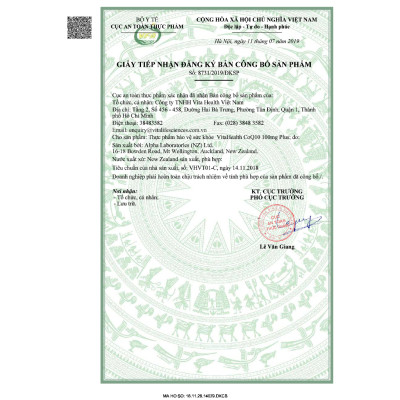 Viên Uống VITAHEALTH CoQ10 100mg Plus Hỗ Trợ Sức Khỏe Tim Mạch Hỗ Trợ Huyết Áp ( Hộp 30 Viên)