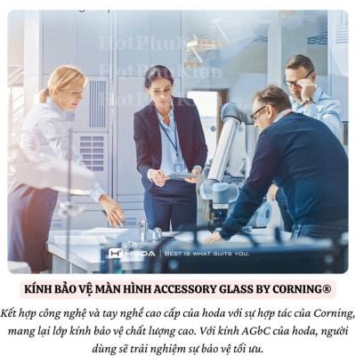 Kính Cường Lực HODA CORNING Siêu Mỏng 0.33mm – Bảo Vệ Toàn Diện Cho iPhone 12 13 14 15 16 Series Pro Pro Max Plus - Hàng nhập khẩu