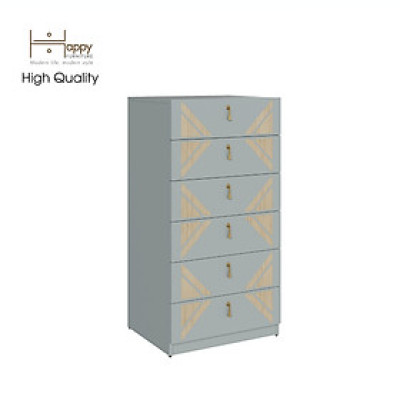 [Happy Home Furniture] CHARIS, Tủ lưu trữ 6 ngăn kéo, 56cm x 45cm x 108cm ( DxRxC), THK_118