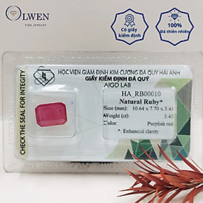 Viên đá Ruby thiên nhiên_HA-RB00010