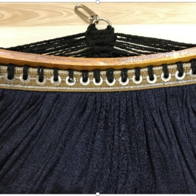 Võng lưới mềm dày 99, gỗ 50 (Giao màu ngẫu nhiên)