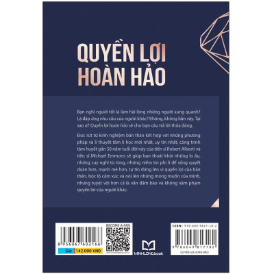 Cuốn Sách Kỹ Năng Tuyệt Vời: QUYỀN LỢI HOÀN HẢO - QUYẾT ĐOÁN, BÌNH ĐẲNG TRONG CÁC MỐI QUAN HỆ VÀ CUỘC SỐNG