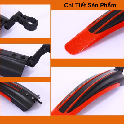 Bộ Chắn Bùn Xe Đạp Thể Thao Cho Cả Bánh Trước Và Bánh Sau - Hàng chính hãng dododios