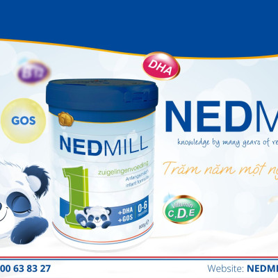 SẢN PHẨM DINH DƯỠNG NEDMILL STAGE 1 DÀNH CHO TRẺ TỪ 0-6 THÁNG TUỔI
