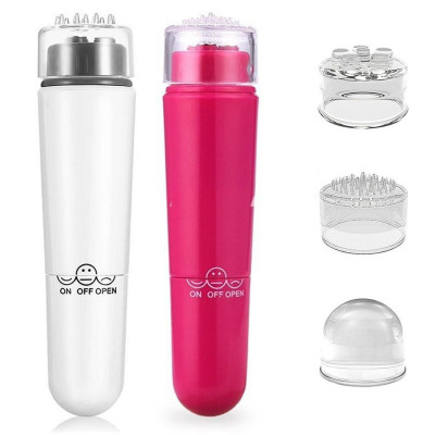 Bút massage mặt cầm tay 4 đầu loại xịn nhất (được tặng kèm sẵn pin 2A chính hãng) B0072