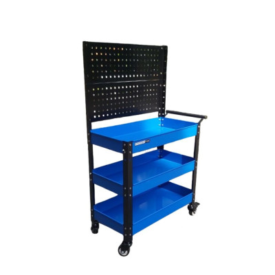 XE ĐẨY DỤNG CỤ 3 NGĂN CÓ TẤM TREO