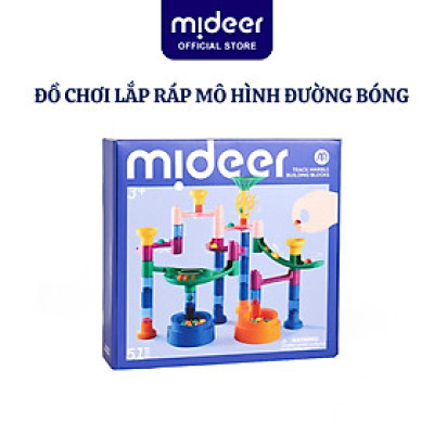 Đồ chơi lắp ráp mô hình đường bóng lăn Mideer Track Ball Blocks - Crossing the Maze