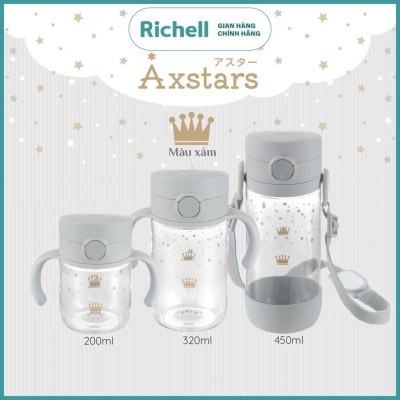 Bình uống trực tiếp AXSTARS Richell Nhật Bản 450ml chống sặc cho bé từ 8 tháng | Baby