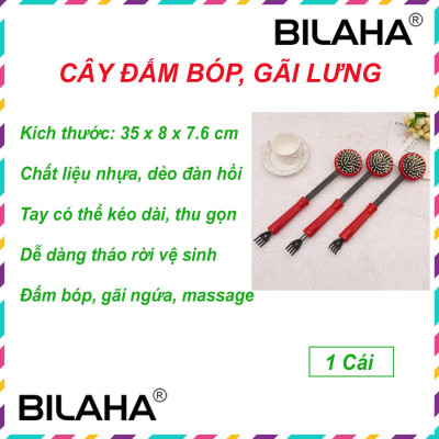 Cây Massage Gãi Lưng, Massage Đầu Và Đấm Bóp Toàn Thân Massage Body 3in1 (Hàng Chính Hãng) AOE1017