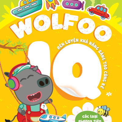 Sách - Bộ Sách Bóc Dán Thông Minh - Wolfoo IQ Rèn Luyện Khả Năng Sáng Tạo Cùng Bé (Bộ 6 Cuốn)