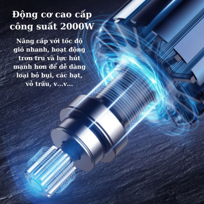 Máy hút bụi đa năng 2IN1 SOKANY SK13043 CÓ DÂY, công suất 2000W lực hút siêu mạnh, siêu sạch, đánh bay mọi bụi bẩn - HÀNG CHÍNH HÃNG