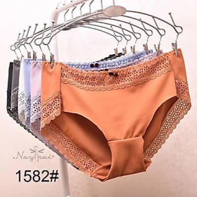 COMBO 5 QUẦN THUN LẠNH LƯNG CAO PHỐI REN CÓ NƠ 1582