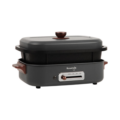 Lẩu điện phủ gốm Ceramic 2 trong 1 Kuvings KMG-200B [4.0L] - Hàng chính hãng