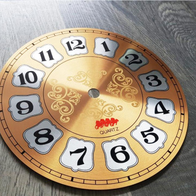 Mặt số Bông đồng hồ treo tường bằng nhôm đường kính 20cm (D20), mã số MS-B20